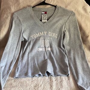 Tommy girl sport long sleeve tee shirt
